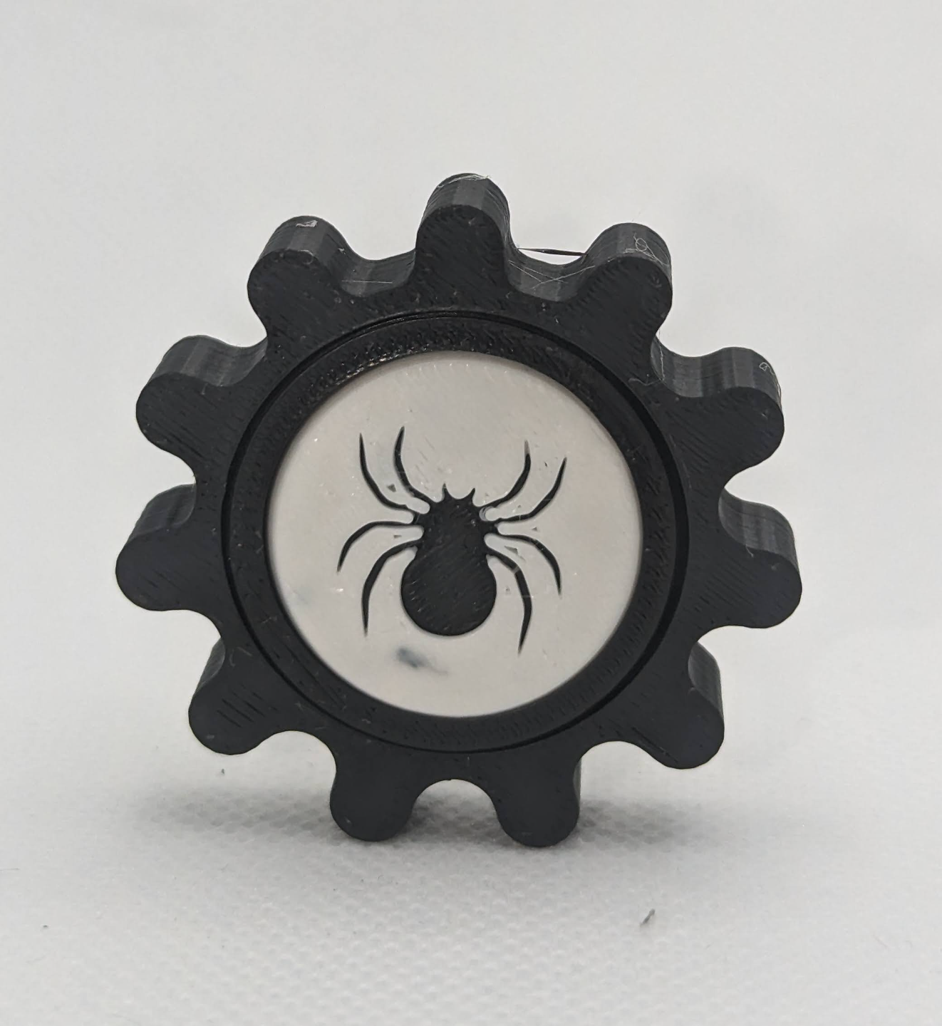 gyroscope gear fidget - halloween spider by techjeeper toys & games toy gadget 3D print model - Mito3D