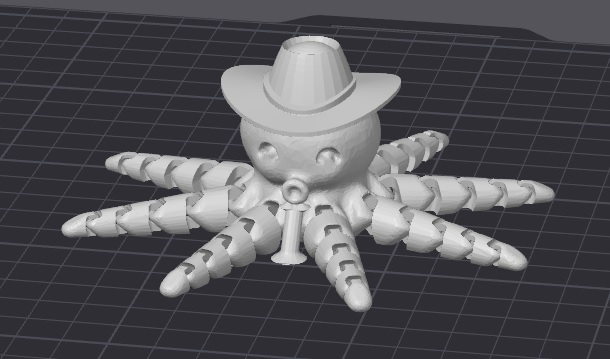 vaquero octo by yuro3d juguetes juegos agitarse articulado 3D print model - Mito3D