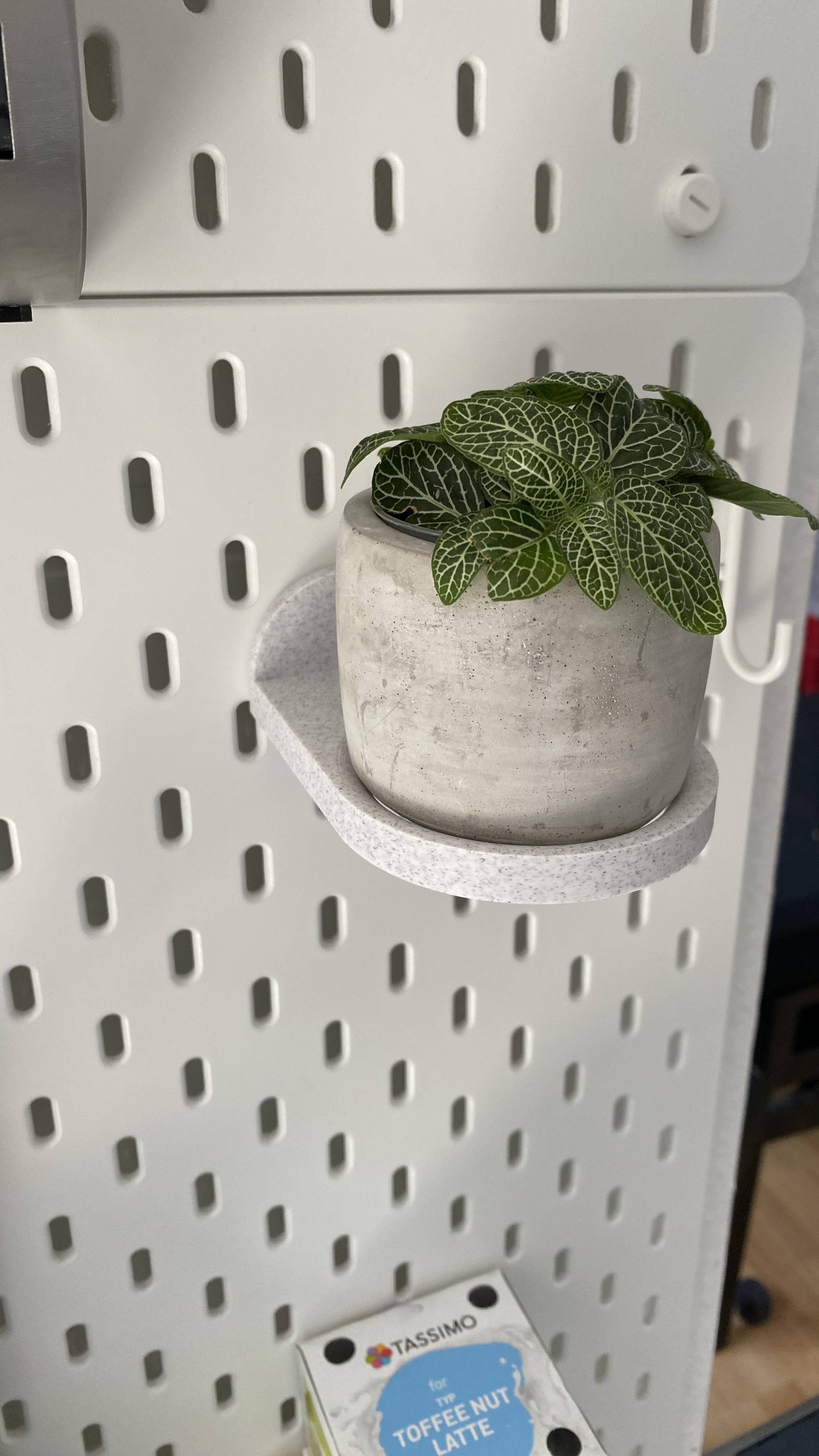 flower pod holder ikea skadis by dennis96 household house models kitchen flowerpot ikeaskadis 3D print model - Mito3D