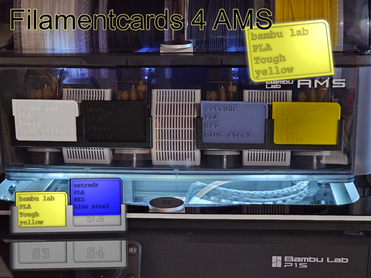 ams filament sample cards by macyo42 3d printer accessories organizer 3d print model - Mito3D