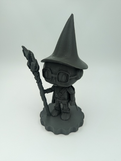 joelbot grey remixed by preischl 3d art sculptures nerd joeltelling printing 3d print model - Mito3D