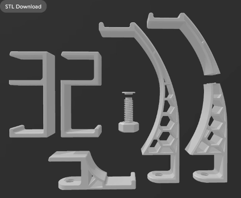 auriculares mesa montar conjunto by precio 3d casa modelos estante soporte juego azar 3d print model - Mito3D