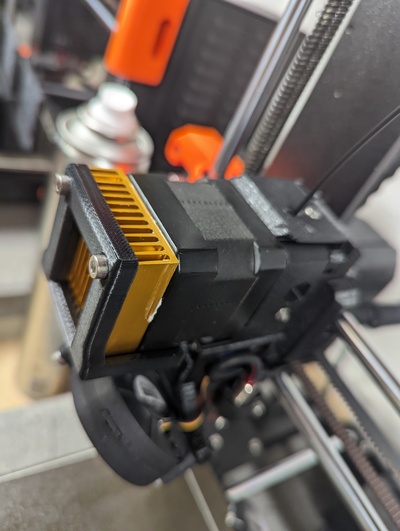 prusa stepper motor dissipador calor quadro armação suporte by preço 3d impressora partes passo 3d print model - Mito3D