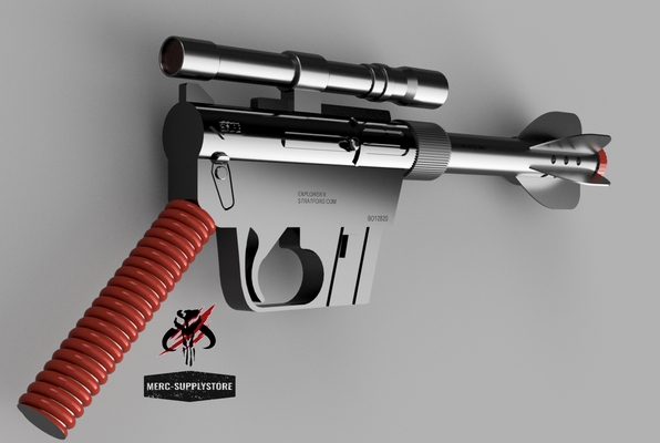 dl 21 schiacciare blaster by impero merc oggetti scena cosplay replica arma guerre stellari speranza 3d print model - Mito3D