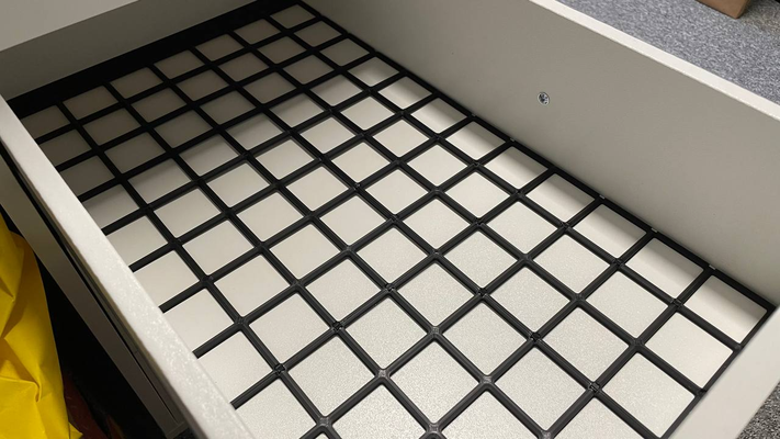delgado gridfinity base ikea alex cajón compartido by abdelat herramientas organizadores cuadrícula placa infinita 3d print model - Mito3D