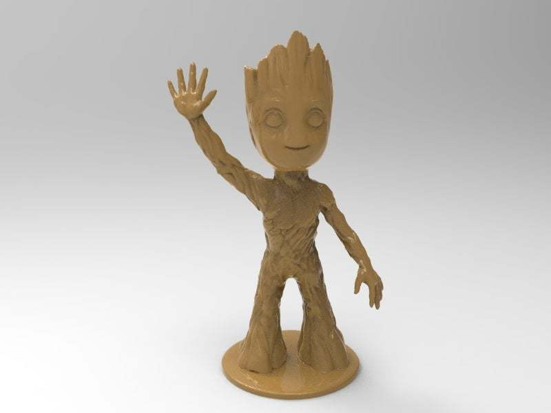 baby groot by abonnieren spielzeuge spiele zeichen 3D print model - Mito3D