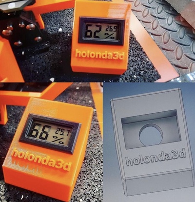 stand ali express feuchtigkeit sensor hygrometer anzeige markierung niederlanden 3d by holonda3d drucker zubehör feuchtigkeitssensor 3d print model - Mito3D