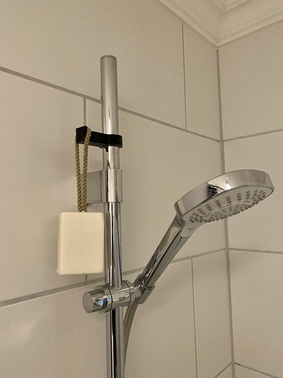 shower rod holder soap stuff by holonda3d household house models 3d print model - Mito3D