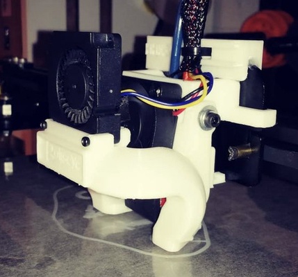 ender 3 5 bullseye cable support branding by holonda3d 3d printer parts 3d print model - Mito3D