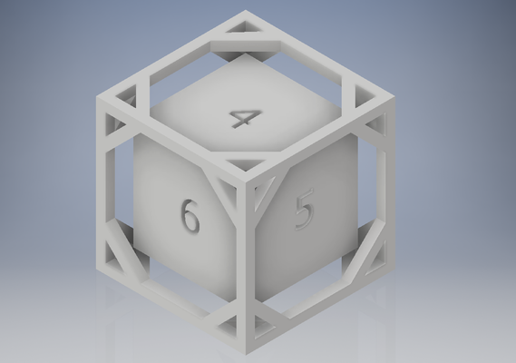 floating dice by mosquitobrain toys & games work in progress 3d print model - Mito3D