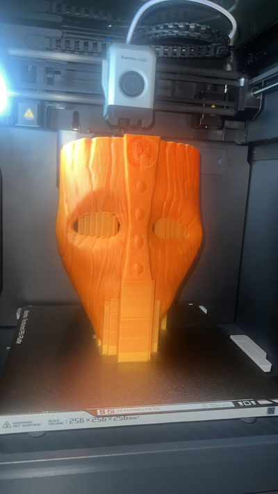 mask loky shared by puroprinter props & cosplays masks helmets printing cosplay helmet 3d print model - Mito3D