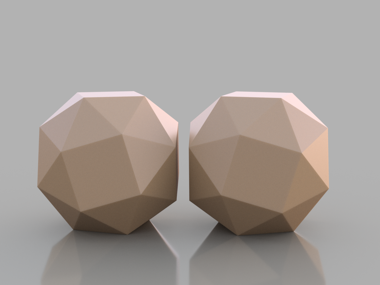 poli sfere snub cubi sinistra remixato by adamo l arte modelli lowpoly matematica sfera poliedro poliedri archemedes chirale snobbare 3D print model - Mito3D