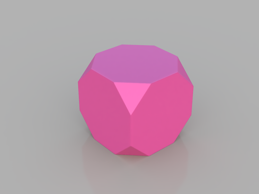 escuela politécnica esferas truncado cubo remezclado by adán l arte modelos esfera poliedro poliedros 3d print model - Mito3D