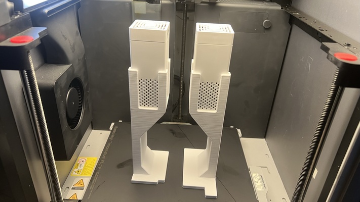 anycubic mini air purifier stand bambu lab printers - wider & taller remixed by thecableguy96 3d printer accessories x1c p1p 3d print model - Mito3D