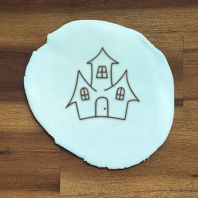 haunted house cookie cutter by theodor household decor halloween cookiecutter bakingcookies christmas scary 3d print model - Mito3D