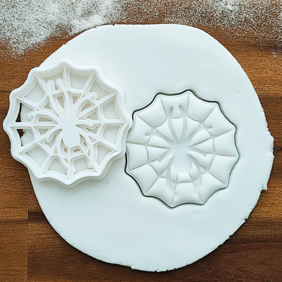 spinne plätzchen cutter by theodor haushalt dekor spinnennetz halloween ausstechform kekse backen 2023 3d print model - Mito3D