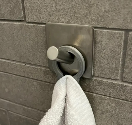 simple towel hook by stigern tools organizers holder towelholder towelhook bathroom cotton 3d print model - Mito3D