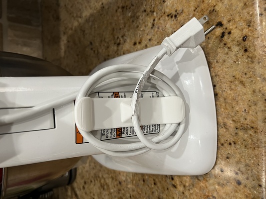 küchenhilfe stand rührgerät kabel wickeln neu gemischt by biffigsten haushalt haus modelle küche veranstalter halter unterstützung lager standmixer 3d print model - Mito3D