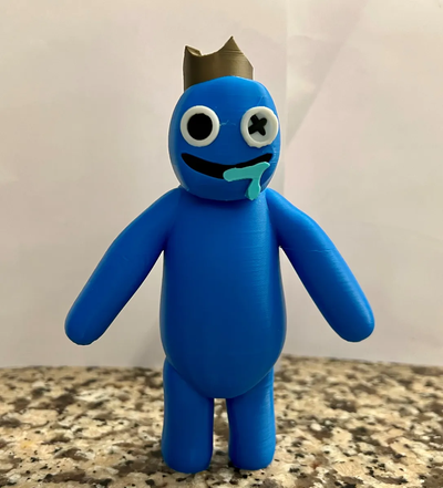 blue rainbow friends by tdub55 toys & games characters rainbowfriends roblox 3d print model - Mito3D
