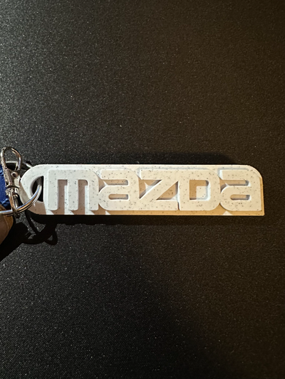mazda keychain by jorgee hobby & diy vehicles accessory key chain jdm car truck turbo racing 3d print model - Mito3D