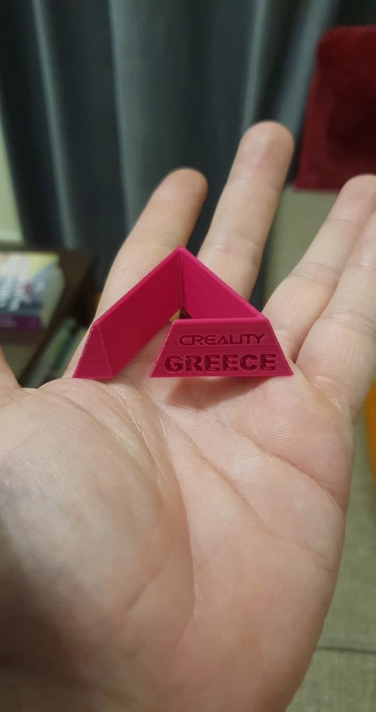 creality grecia portachiavi by 3dprintingreece gr moda modelli crealitygreece 3D print model - Mito3D