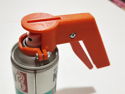 spray can handle by longbeachraider hobby & diy spraycan spraypaint 3d print model - Mito3D