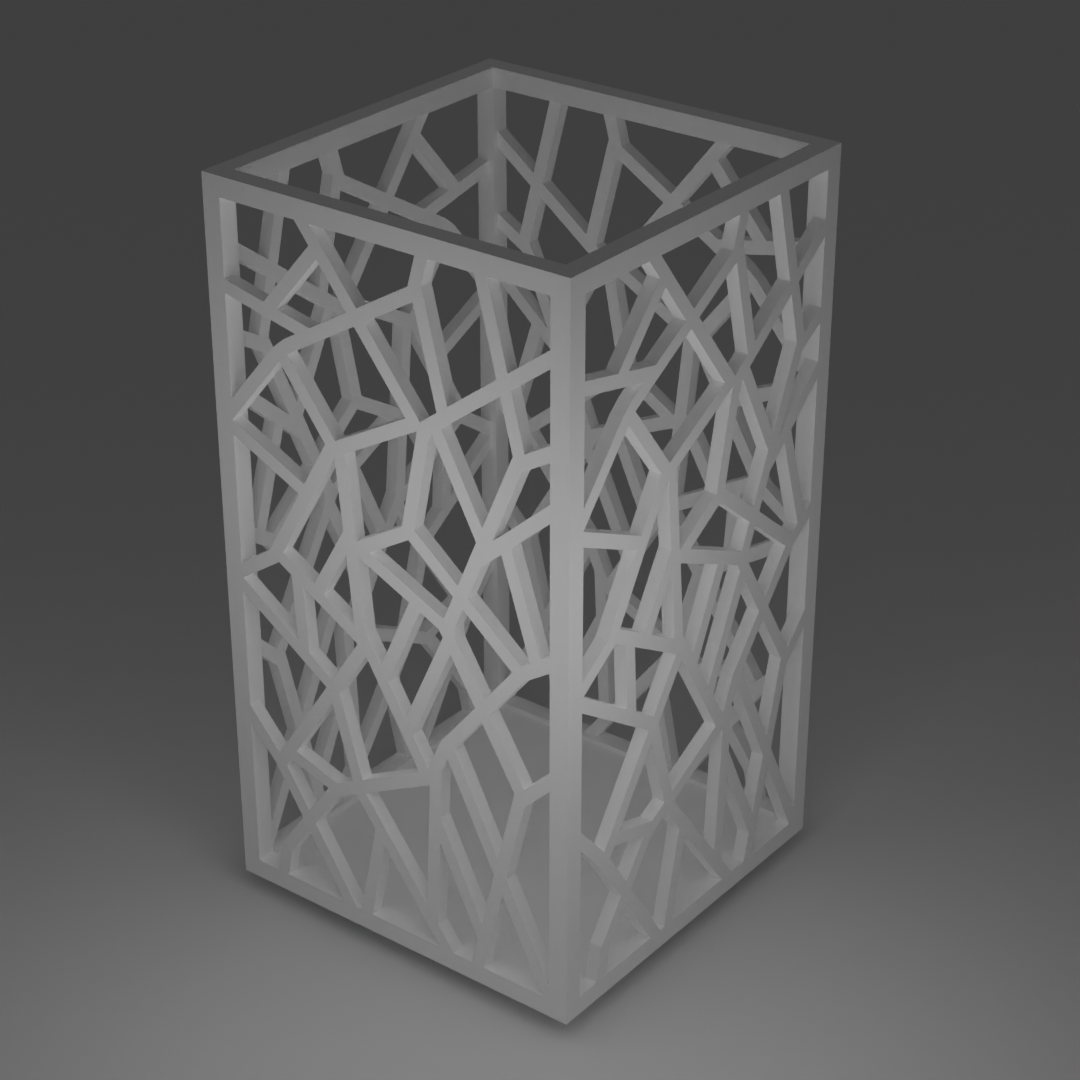 titulaire soutien 3 rectangulaire by ange déchu ménage décor bougie accueil maison 3D print model - Mito3D
