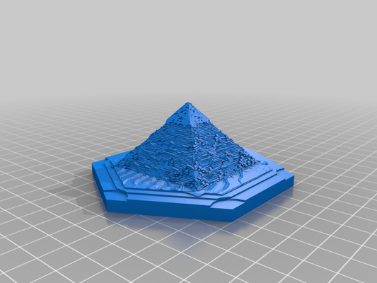 settlers of catan great pyramid remixed by plumpo toys & games settlersofcatan 3d print model - Mito3D