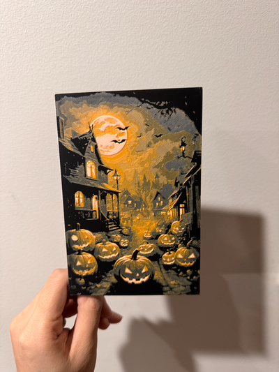halloween gruß karte hutschmiede drucken by zyanidzucker kunst modelle geschenk spaß filament malerei grußkarte ort 3d print model - Mito3D