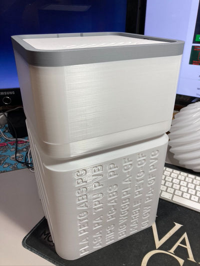 desperdício bin remixado by desavisado 3d impressora acessórios lixeira cesta lixo 3d print model - Mito3D