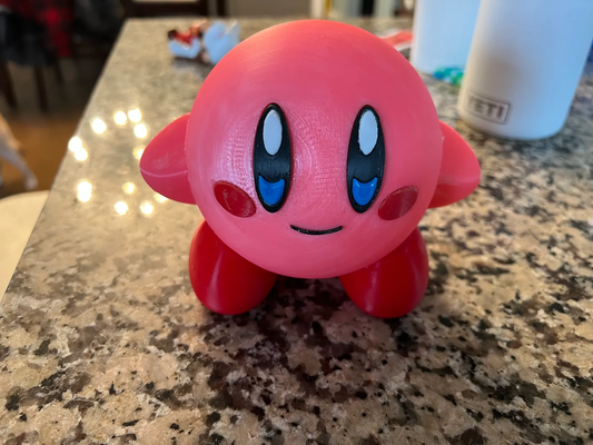 kirby - print or separate pieces by tdub55 toys & games characters nintendo cute gamer 3d print model - Mito3D