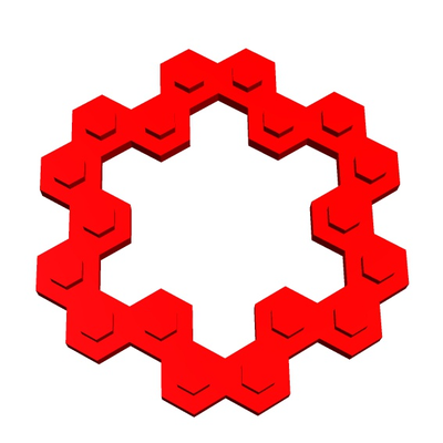 stelo mattone 6 6x18 1 by geometria strutturale formazione scolastica matematica giocattolo costruzione 3d print model - Mito3D