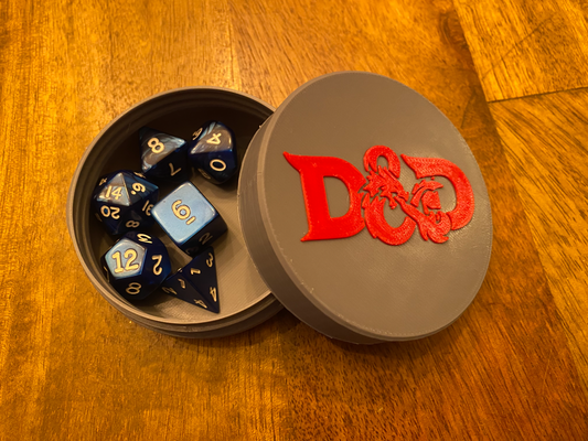 dnd dice jar remixed by adamfourney toys & games board dungeons dragons storage container box 3d print model - Mito3D
