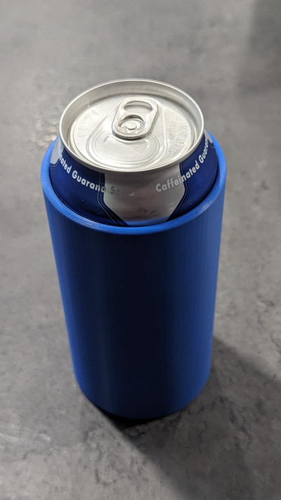 16 oz can insulated koozie by minist3r household house models cooler bawls 3d print model - Mito3D