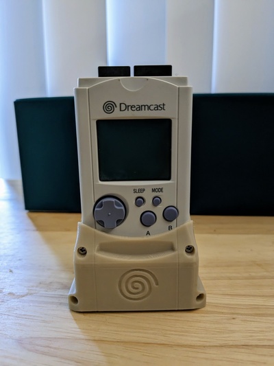 dreamcast vm aaa batteria pacco remixare remixato by tbone 427120 giocattoli giochi batterypack segadreamcast 3d print model - Mito3D