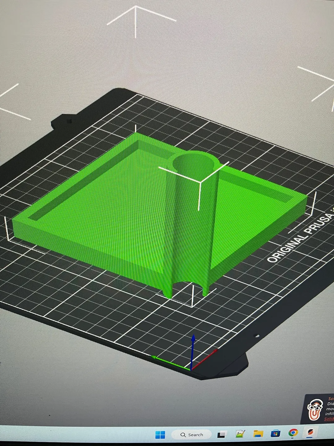 22mm grow tent pole shelf by bd 3d printing household garden growtent 3D print model - Mito3D