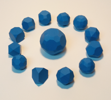 platônico arquimediano poliedro 18 by geometria estrutural educação matemática modelos haste caule gastronomia 3d print model - Mito3D
