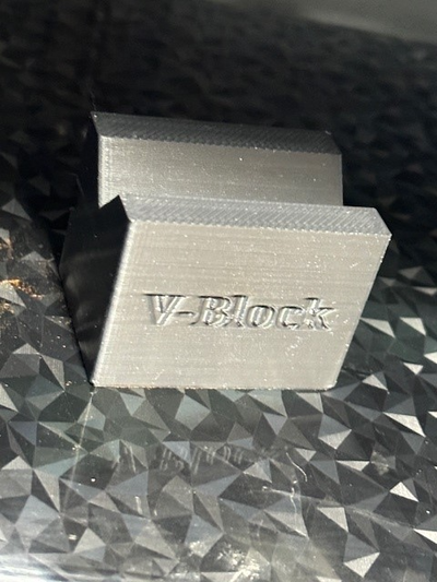 machinist v-block vee block 45 v radius by prusacrusher009 tools machine cnc 1-2-3 caliper micrometer straight edge manufacturing metal project microscope drilling fixture 3d print model - Mito3D