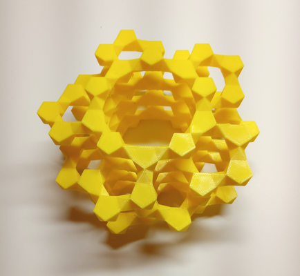 décacyclique spirale by géométrie structurelle éducation mathématiques math modèle tige 3d print model - Mito3D