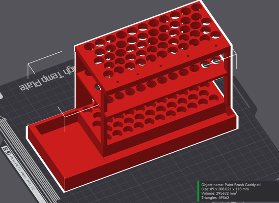 pinsel halter unterstützung by abonnieren hobby diy 3d print model - Mito3D