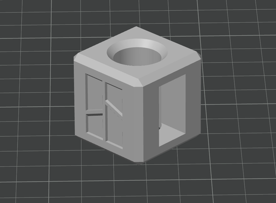 poli calibração esfera by explicação 3d impressora teste modelos cubo feliz humor engraçado 3d print model - Mito3D