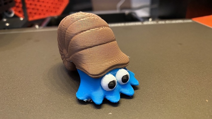 omanyte repaired by markharris1989 toys & games outdoor multicolor pokemon mmu2s thingiverse 3d print model - Mito3D