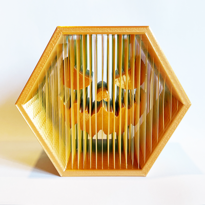 sospeso halloween viso by filar3d arte sculture zucca fantasma 3d print model - Mito3D