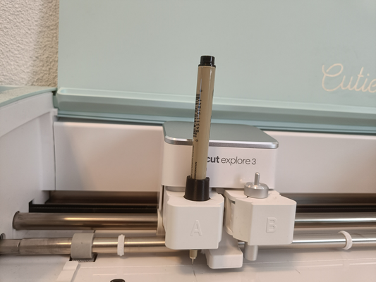 cricut explorar 3 to mícron caneta adaptador by seco passatempo faça suporte 3d print model - Mito3D