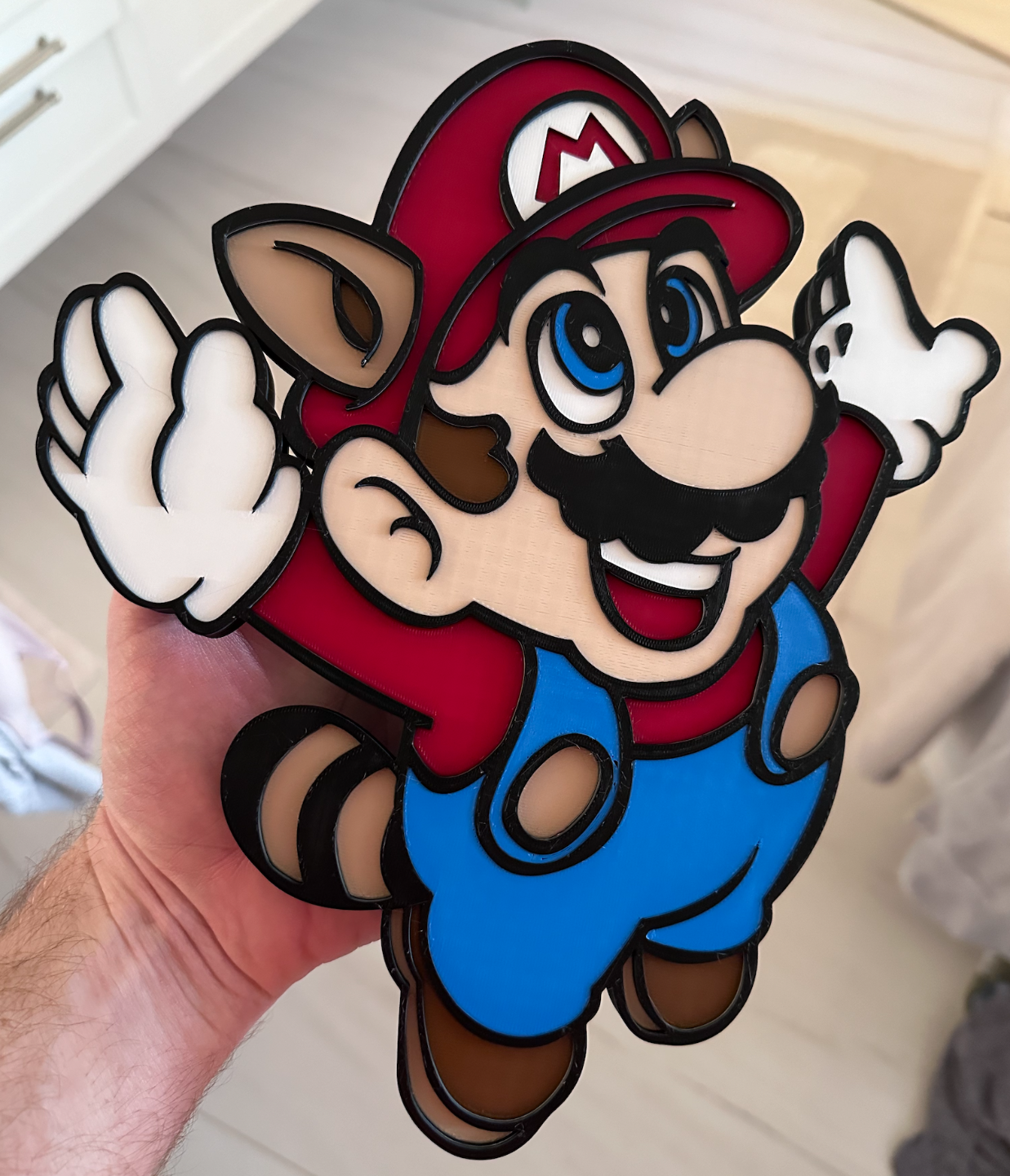 súper mario 3 mapache personaje nes by impresora retro juguetes juegos caracteres nintendo hermanos 3D print model - Mito3D