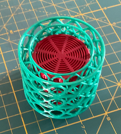 carretel sílica barris adaptador by nmonari 3d impressora acessórios dessecante barril petg 3d print model - Mito3D