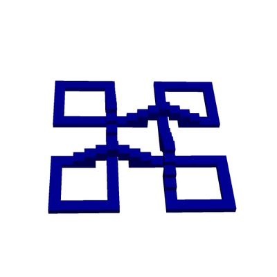 tetrasiklik episikloid dolaşmak 1 by yapısal geometri sanat heykeller matematik mathart matematiksel heykel 3d print model - Mito3D