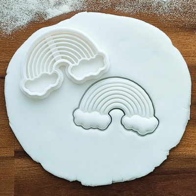 arc ciel biscuit coupeur by théodore ménage décor cuisinier coupeurs noël fierté 3d print model - Mito3D