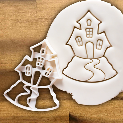 spooky house by theodor household decor halloween cookie cutter cookiecutter 2023 3d print model - Mito3D