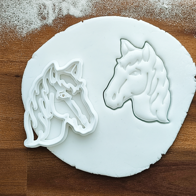 horse cookie cutter by theodor household decor knife cookiecutter 3d print model - Mito3D